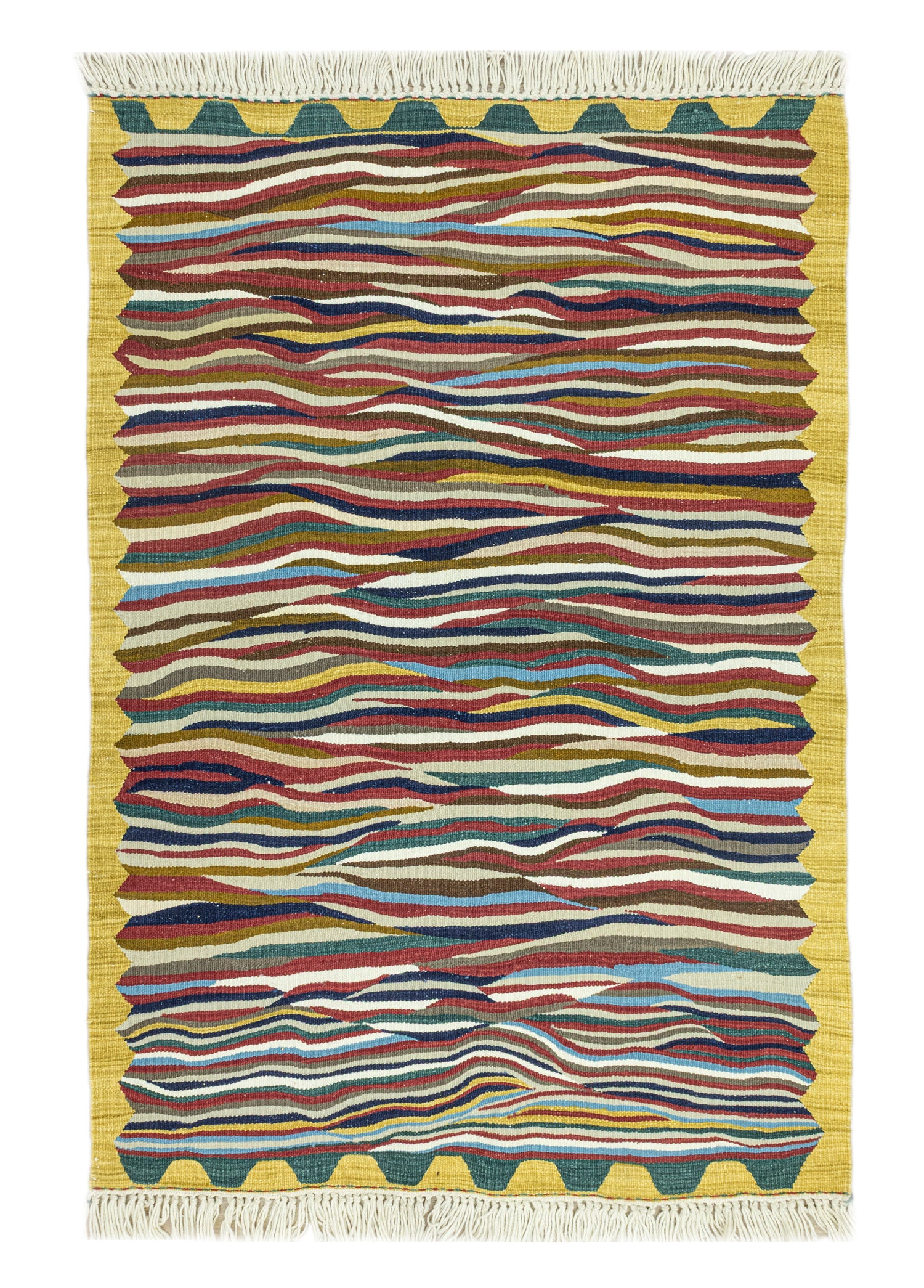 Purple Color Hand Woven Kilim 119x177 cm
