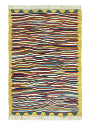 Purple Color Hand Woven Kilim 119x177 cm