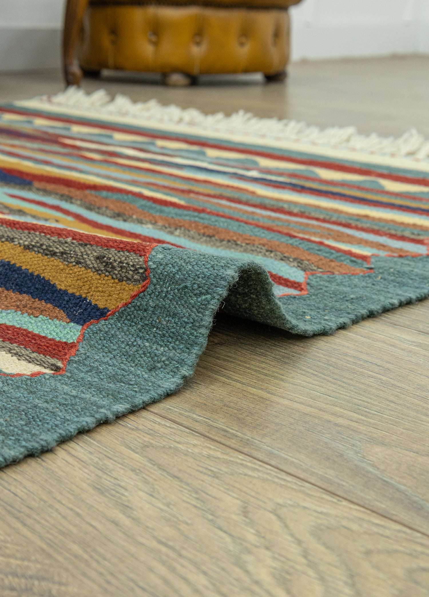 Girelli Soyut Desenli Yün Kilim 116x180 cm