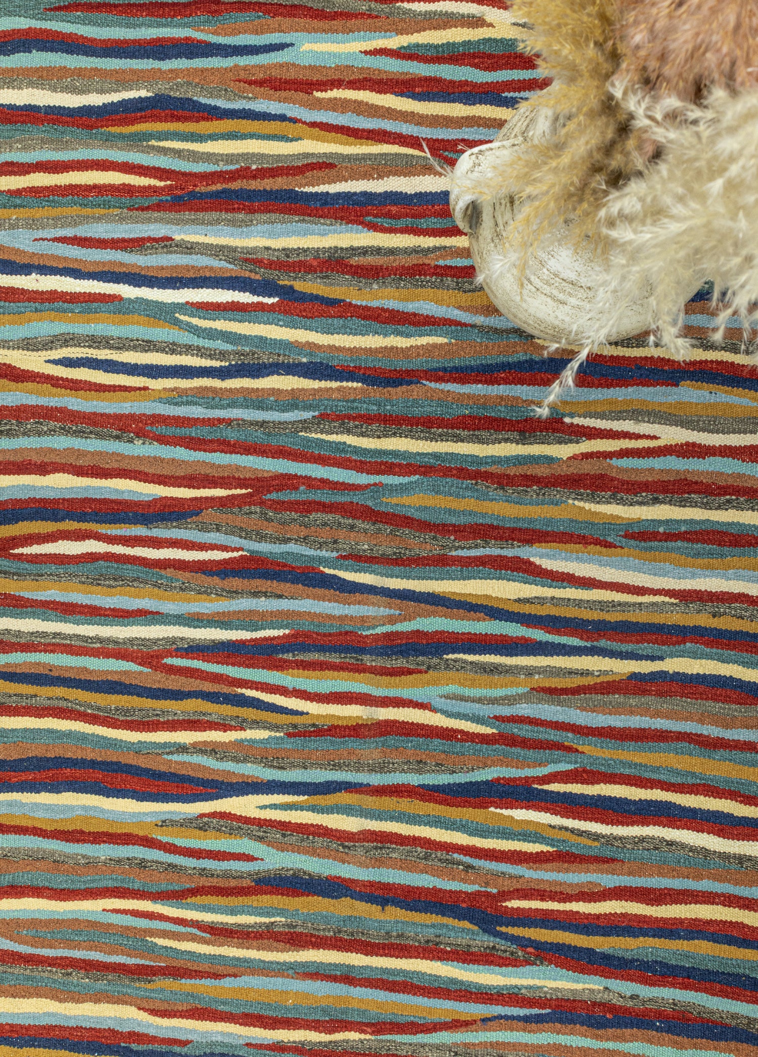 Girelli Soyut Desenli Yün Kilim 116x180 cm