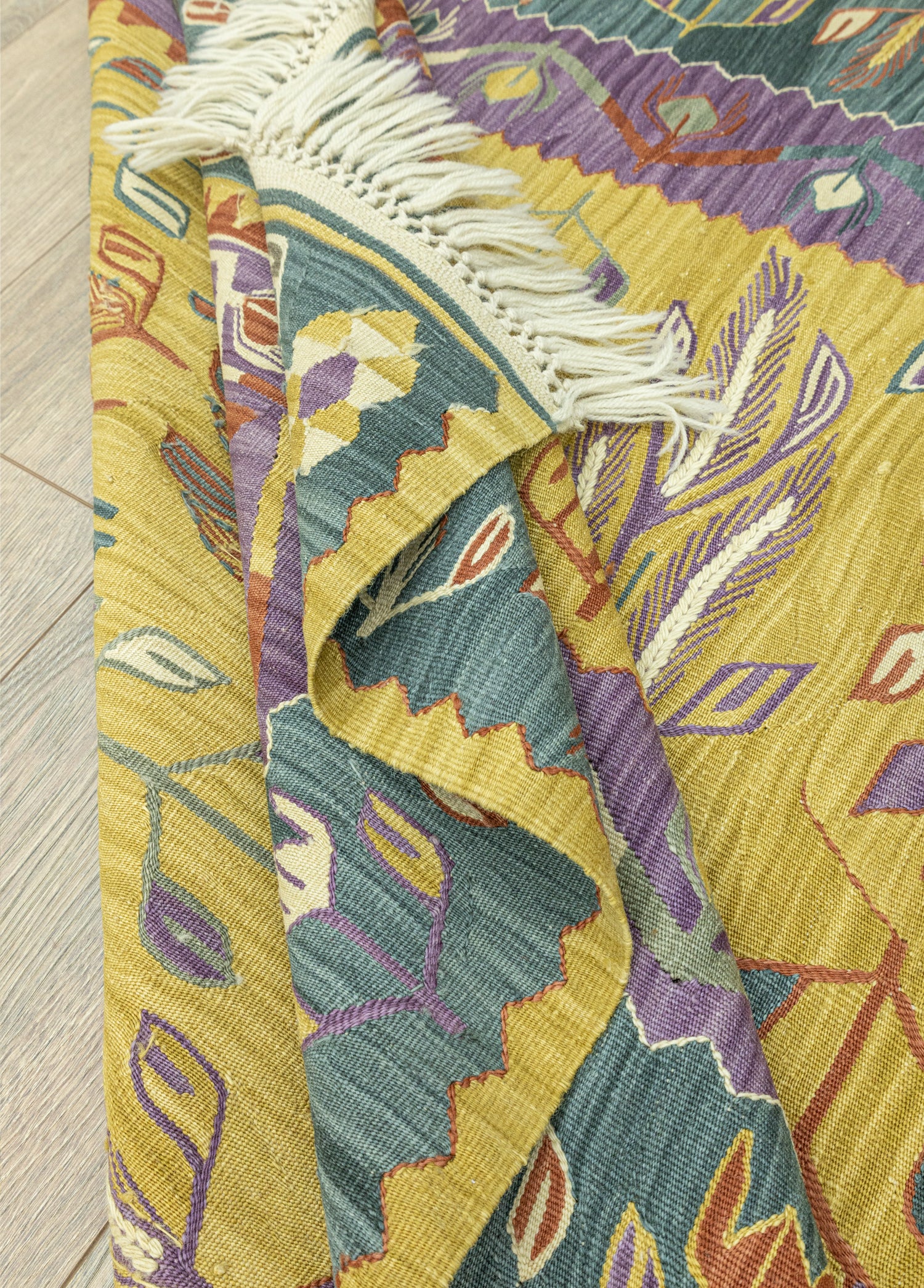Lilac Dekoratif El Dokuma Kilim 118x213 cm