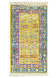Lilac Dekoratif El Dokuma Kilim 118x213 cm