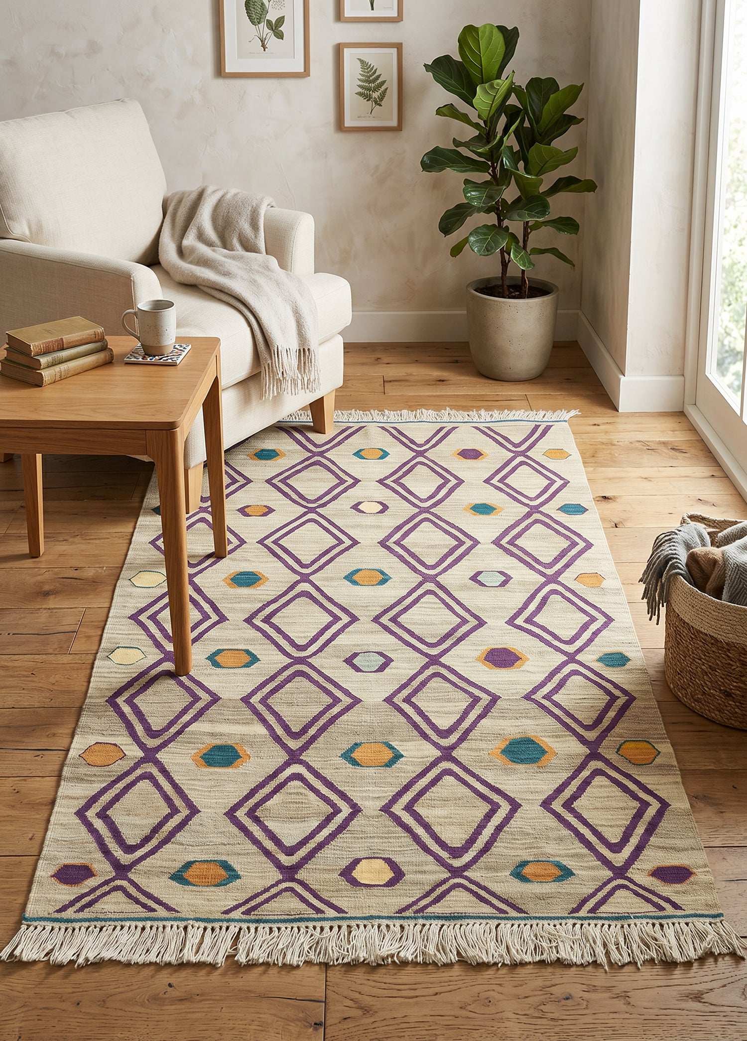 Zahter Dekoratif El Dokuma Kilim 115x175 cm