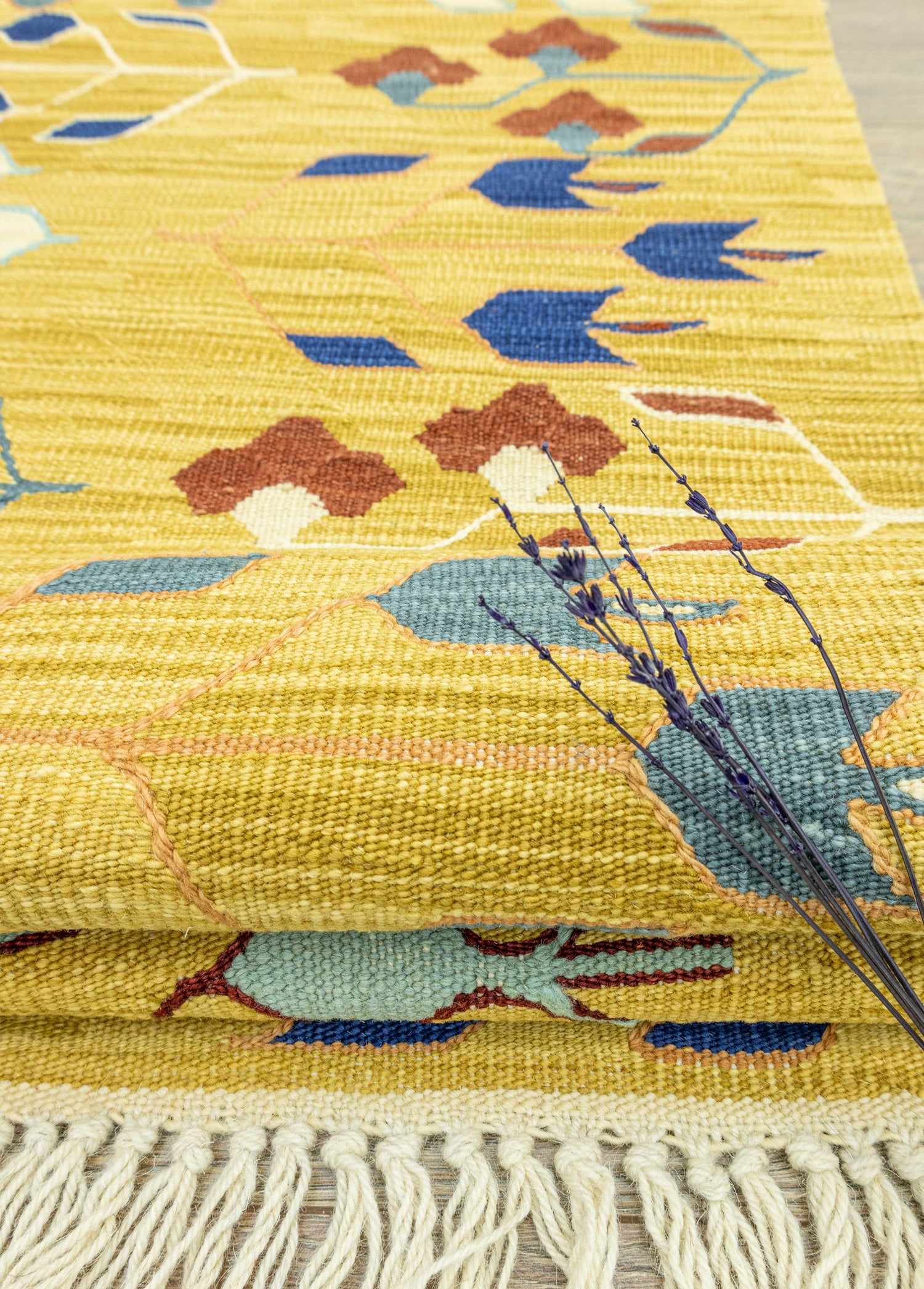 Nova El Dokuma Çiçekli Kilim 117x168 cm