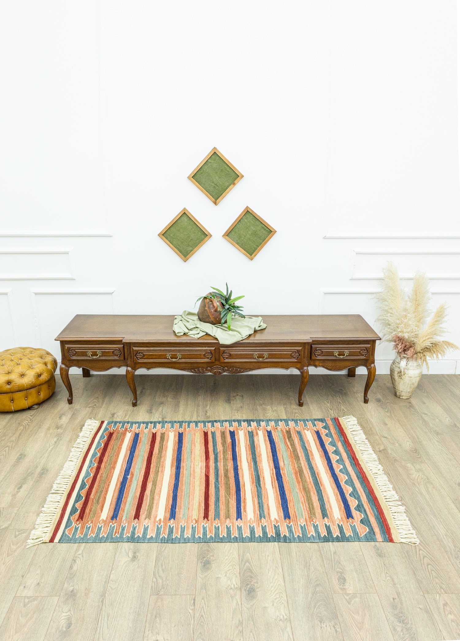 Efes Dekoratif Çubuklu Kilim 111x172 cm
