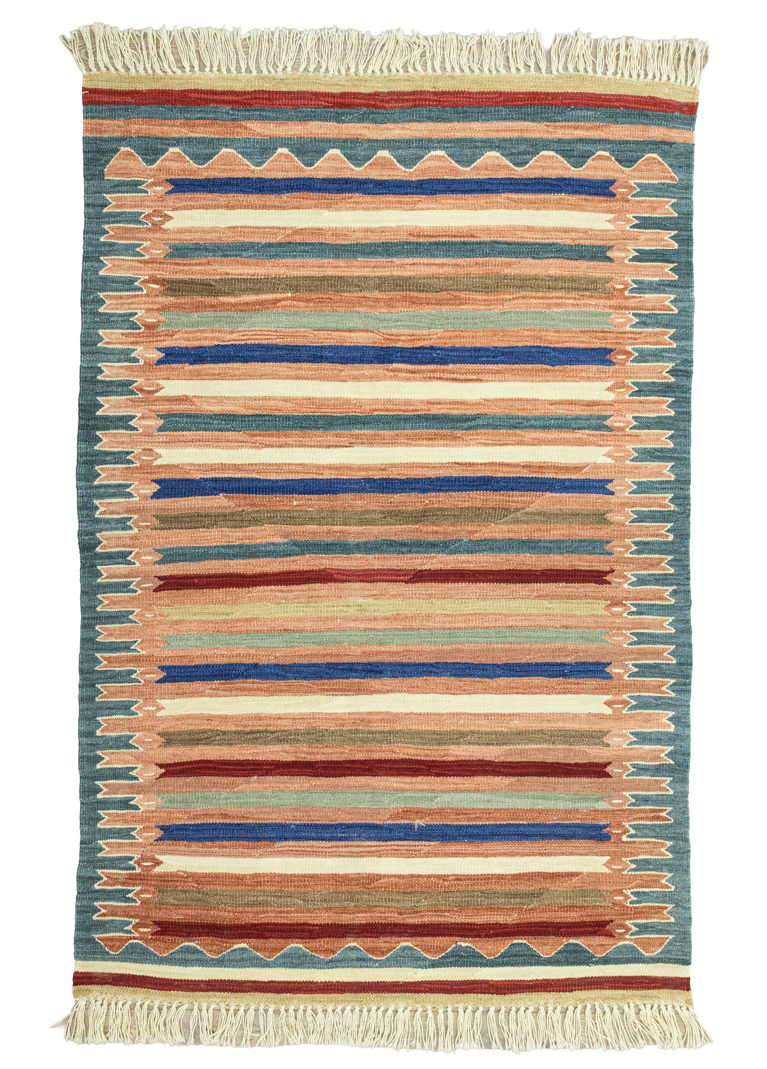 Efes Dekoratif Çubuklu Kilim 111x172 cm