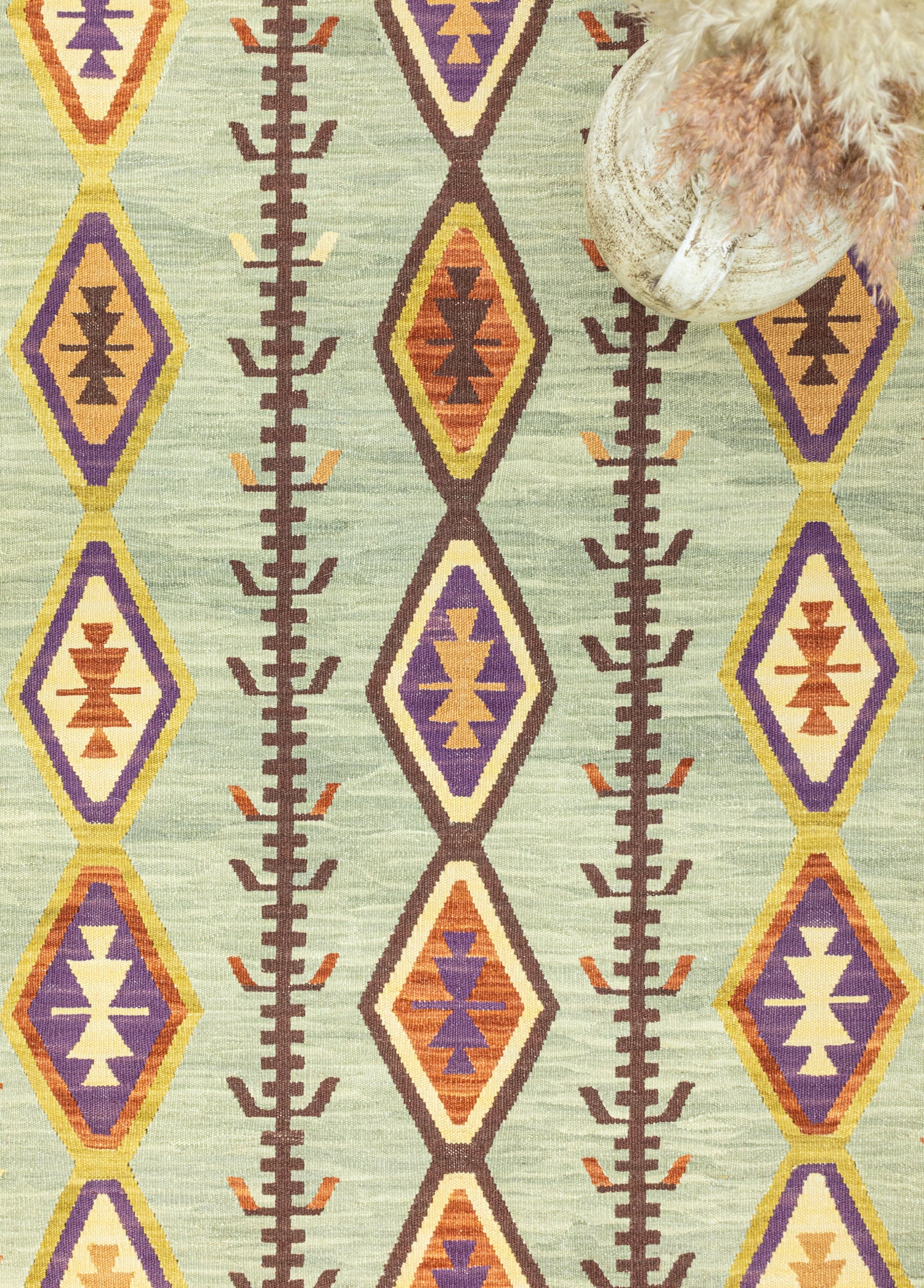 Granada Geometrik Tasarımlı Yün Kilim 117 x 174 cm