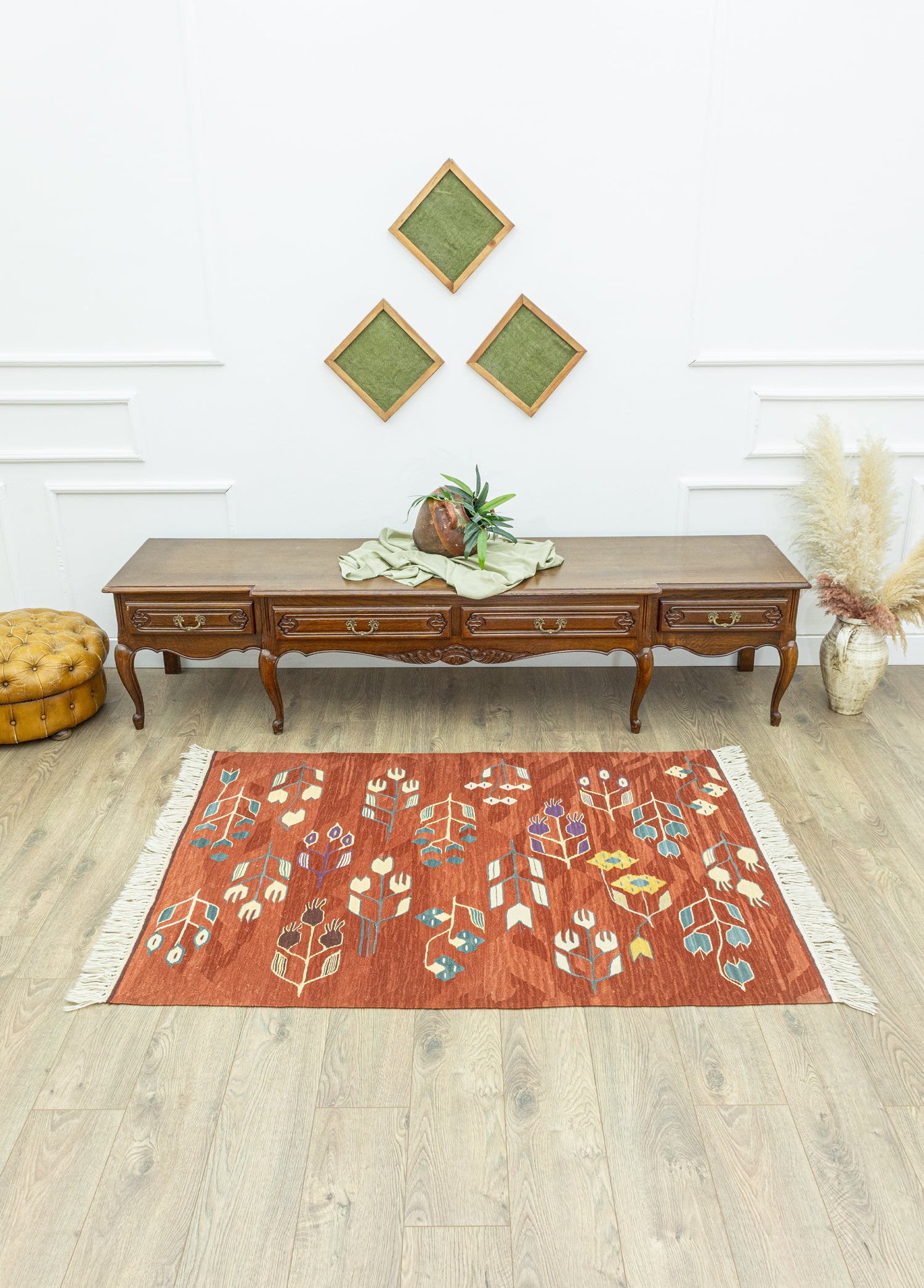 Cenker Laleli El Dokuma Kilim 117x165 cm