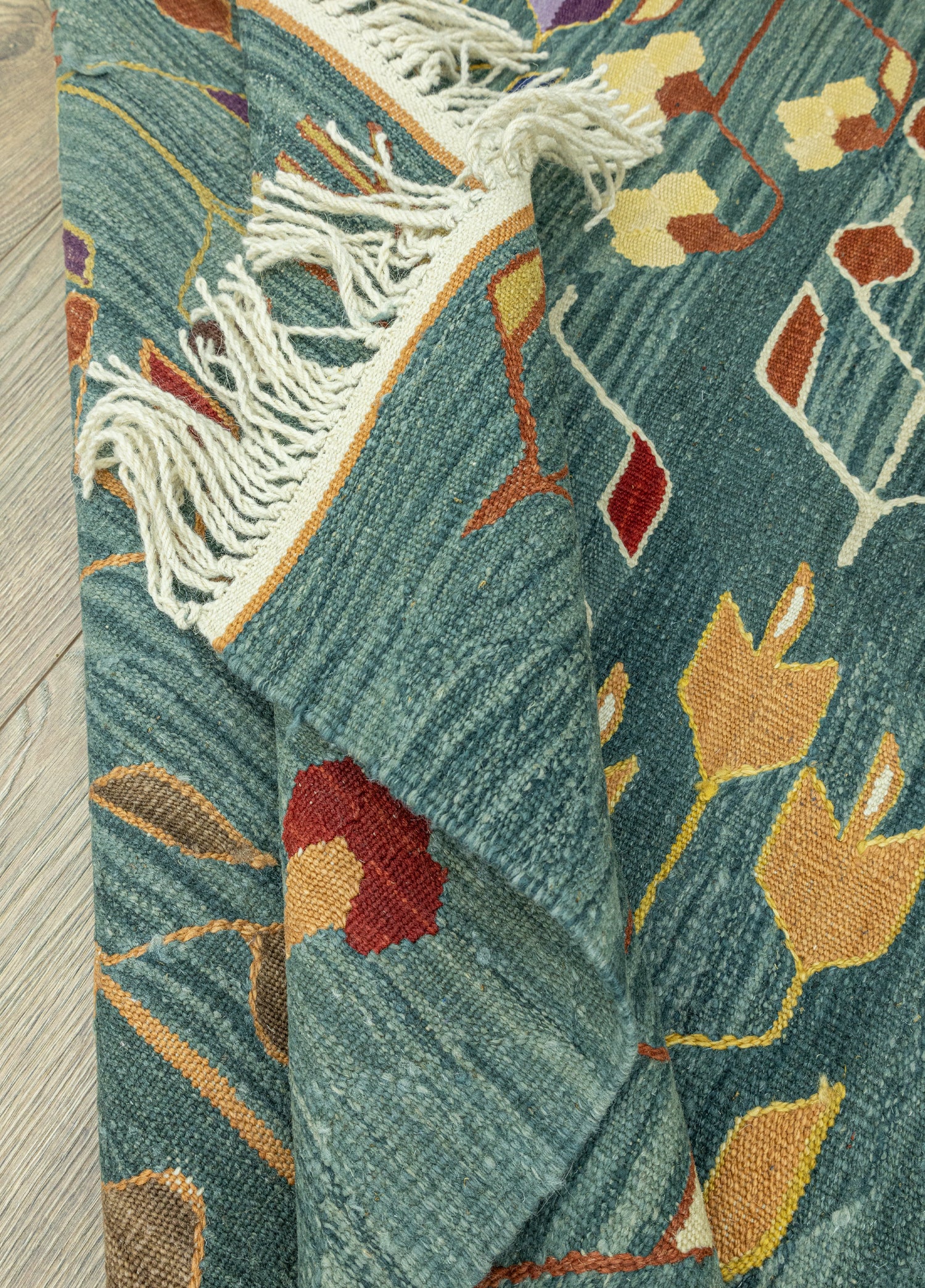 Batllo Pastel Renkli Yün Kilim 120x172 cm