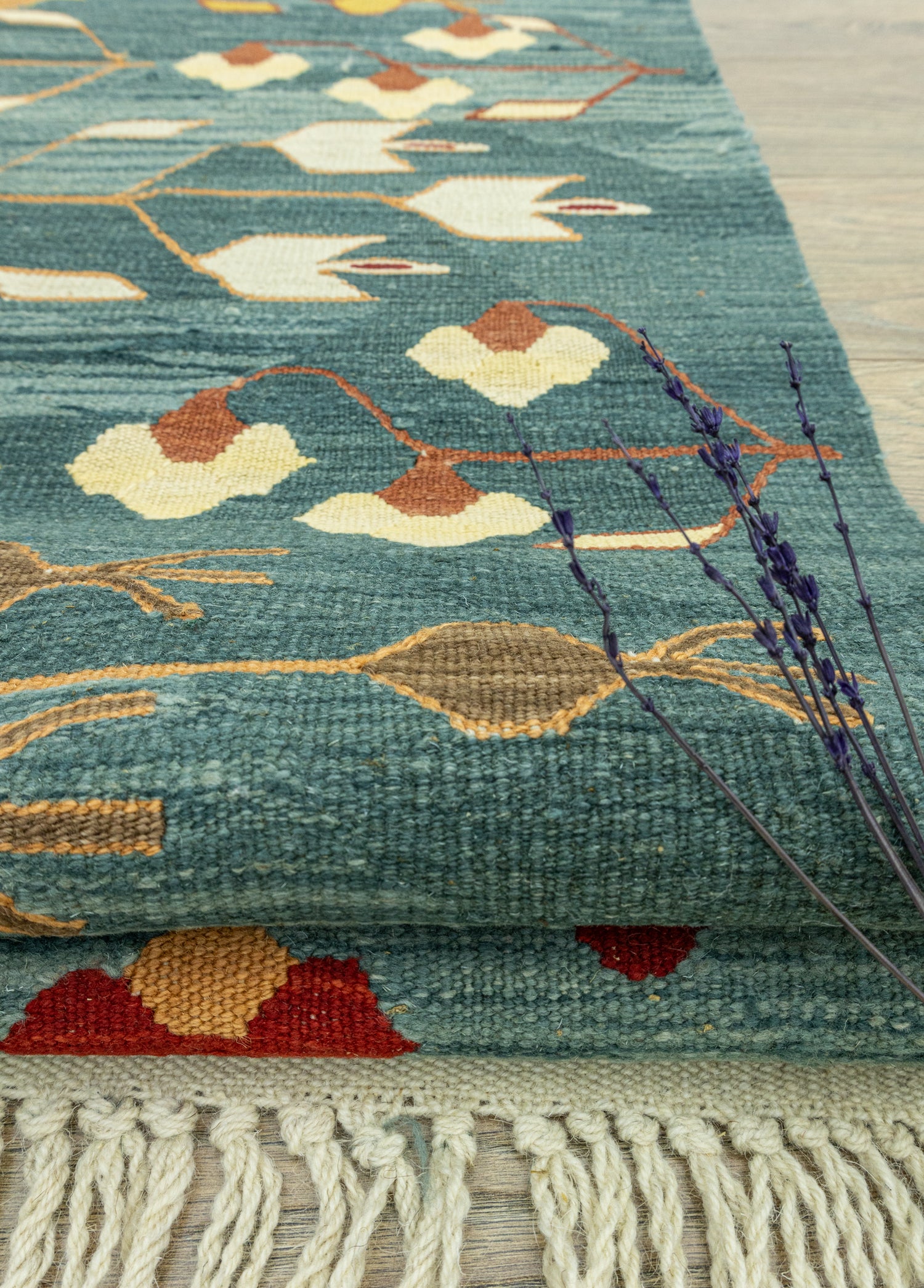 Batllo Pastel Renkli Yün Kilim 120x172 cm