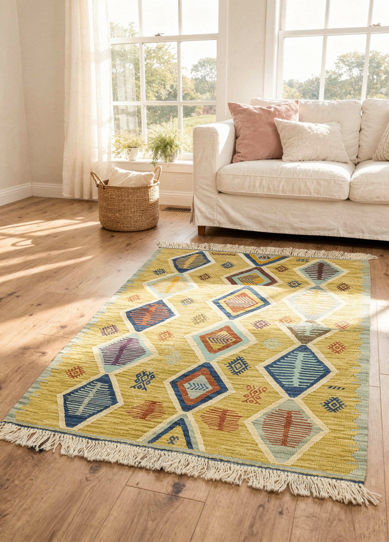 Mirva Dekoratif El Dokuma Kilim 116x180 cm