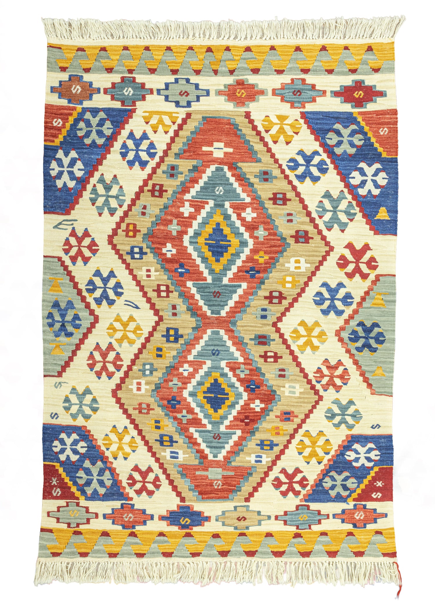 Itır Renkli El Dokuma Kilim 113x167 cm