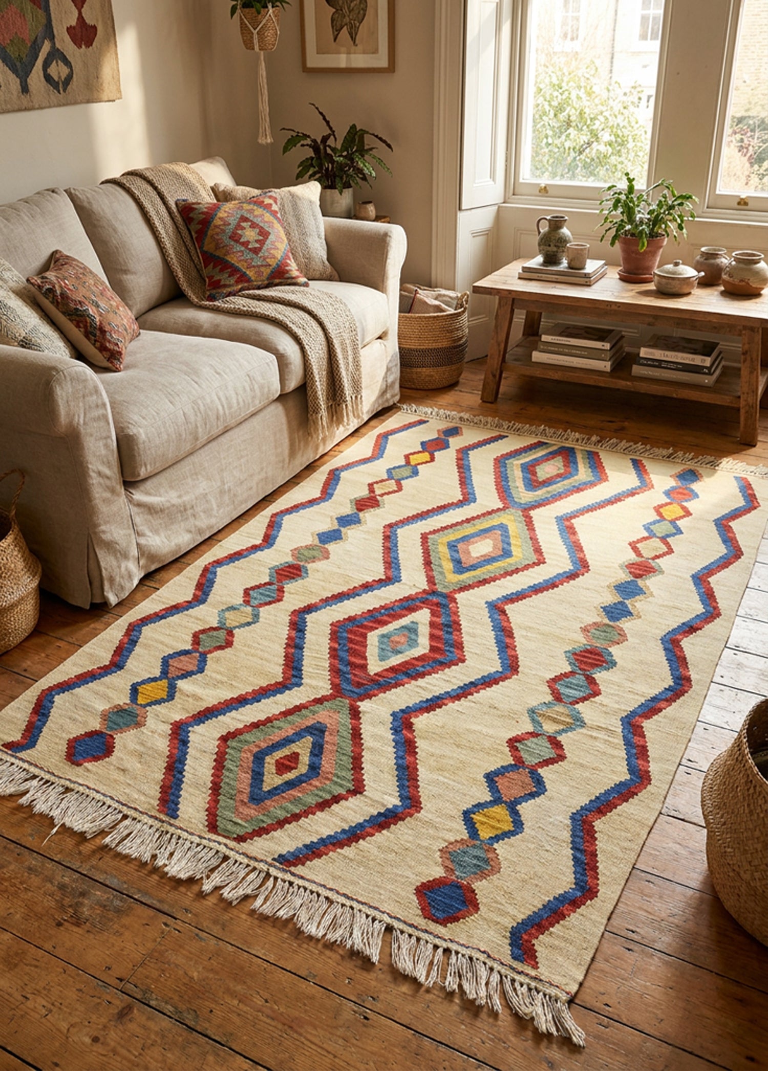 Girelli Geometrik Tasarımlı Kilim 119x185 cm