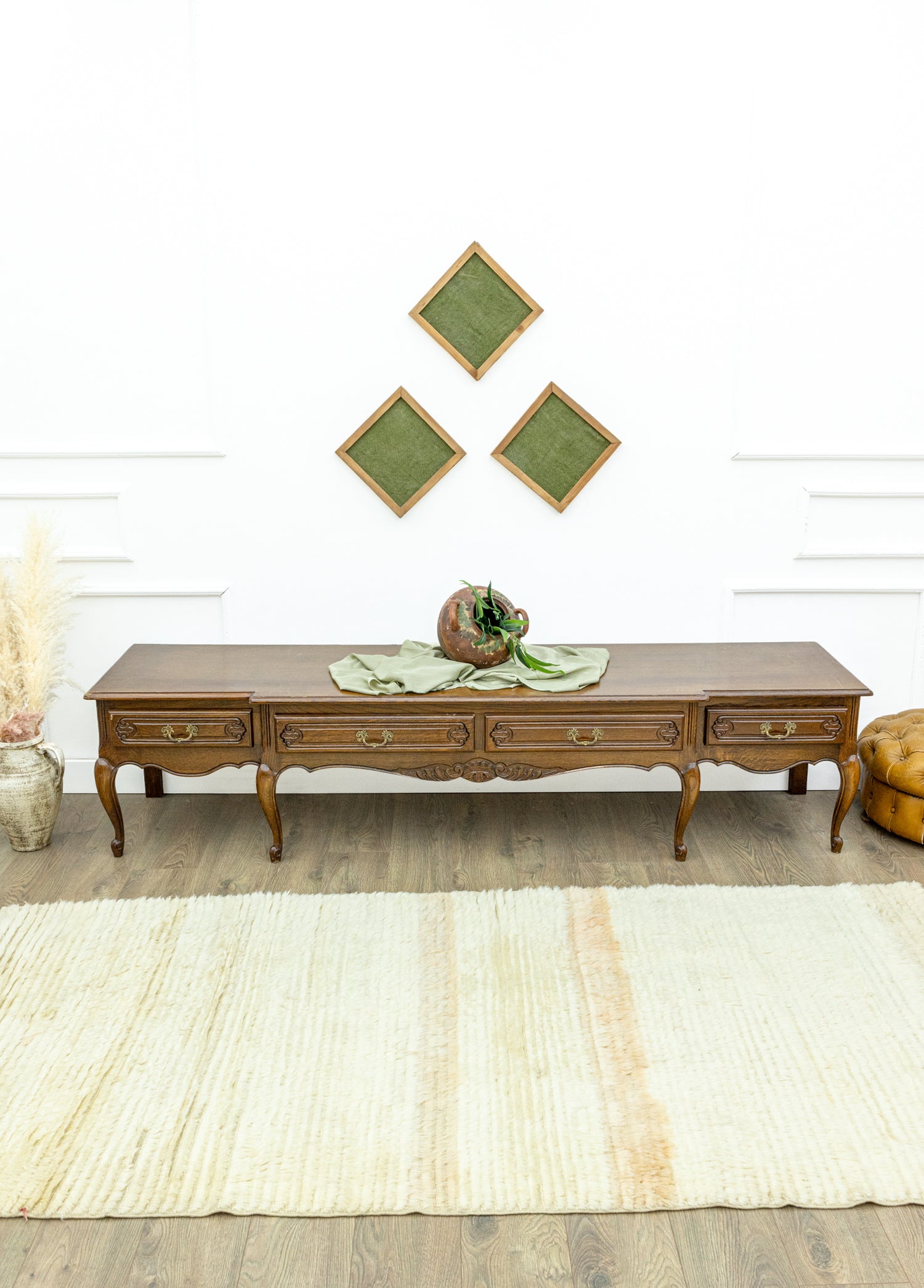 Vales Natural El Dokuma Halı 122x255 cm