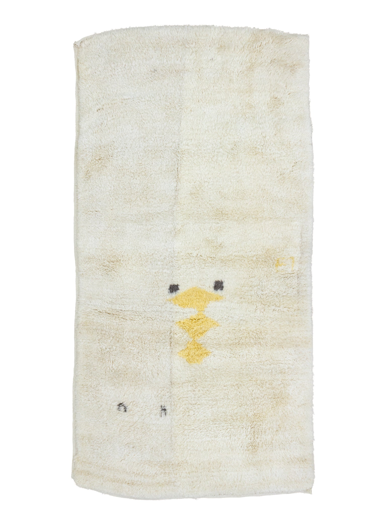 Temren İlkel Desenli El Dokuma Çoban Tülü Halı 141x283 cm