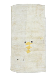 Temren İlkel Desenli El Dokuma Çoban Tülü Halı 141x283 cm