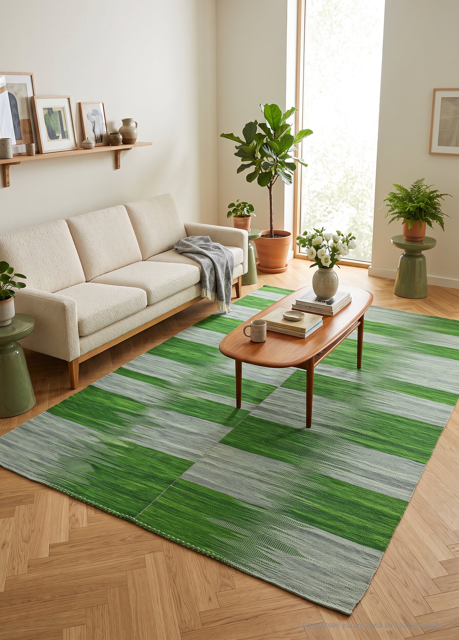 Geray Modern Yün Kilim 201x290 cm