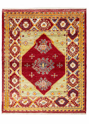 Palas Etnik Desenli El Dokuma Yün Tülü Halı 141x169 cm