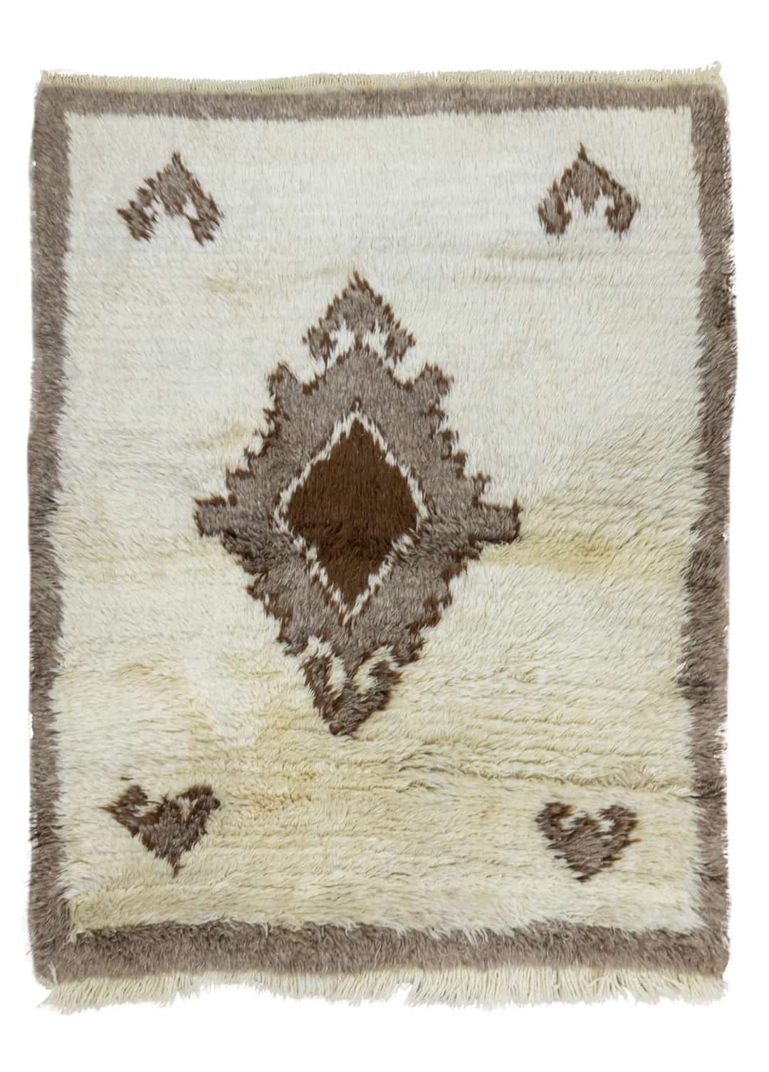Diant Rustik Tarz El Dokuma Shaggy Halı 131x170 cm