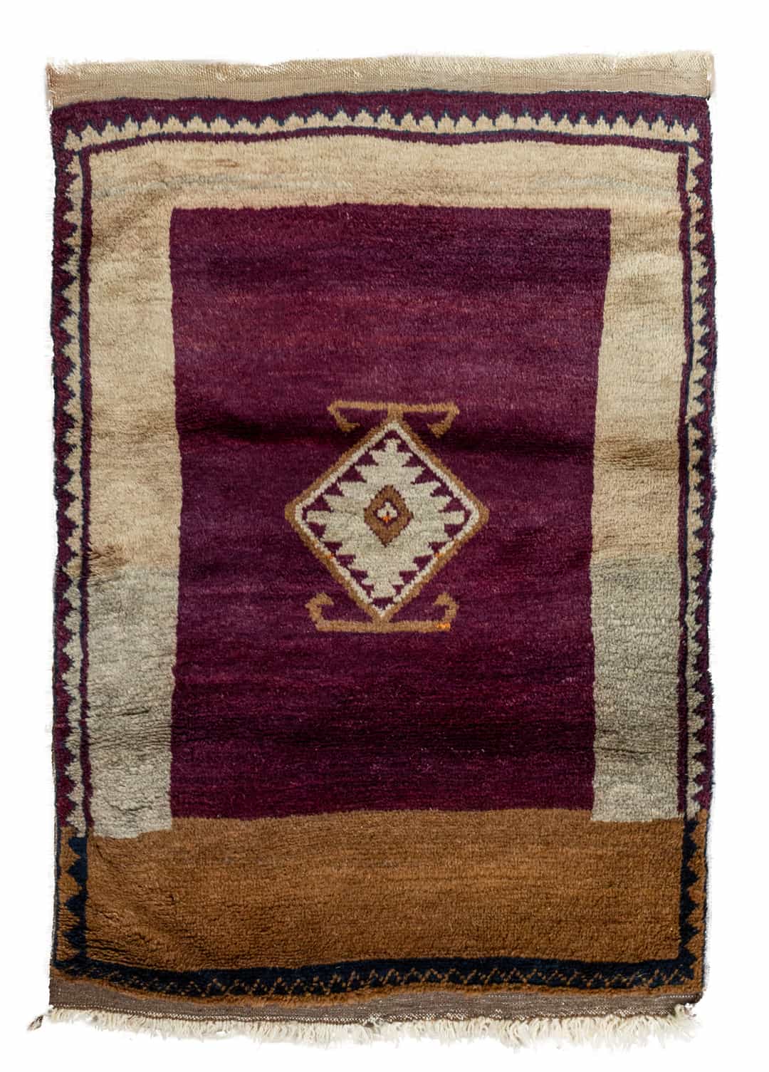 Selvan İlkel Desenli Shaggy Tarz Halı 119x164 cm
