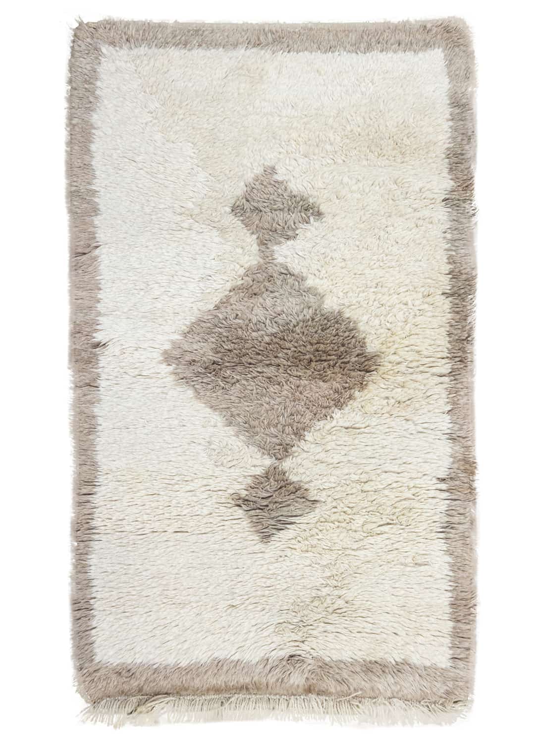 Echo Pastel Renkli Natural Tülü Halı 93x155 cm