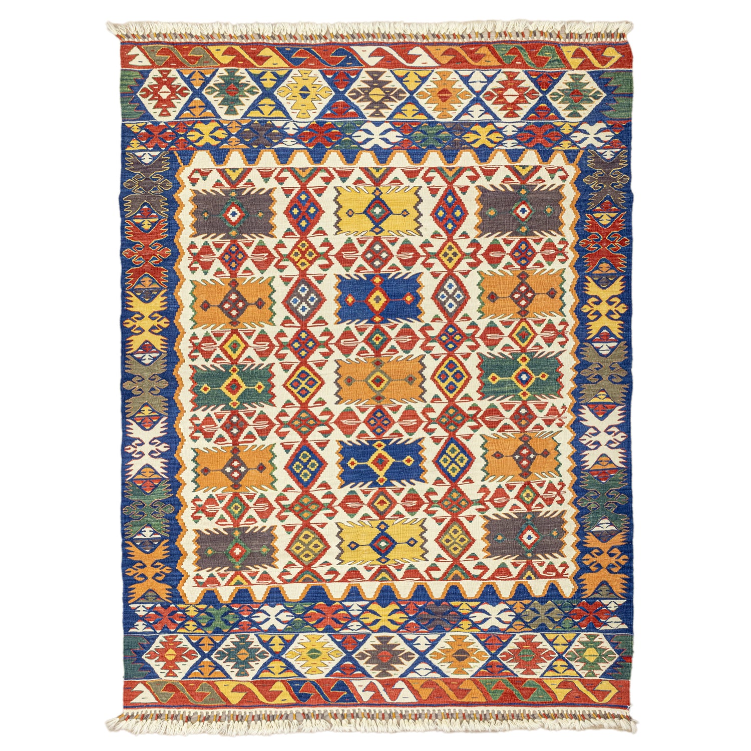 Rhea Hotamış El Dokuma Yün Kilim 140x187 cm