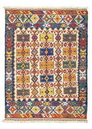 Rhea Hotamış Hand-Woven Wool Kilim 140x187 cm