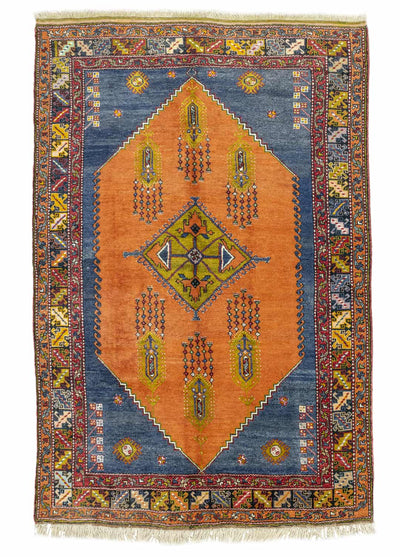Timer Geometrik Tasarımlı Yün Halı 194x278 cm
