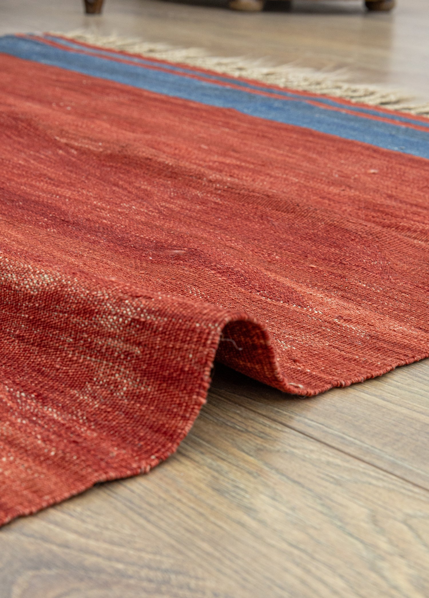 Lemi Kırmızı El Dokuma Kilim 110x161 cm