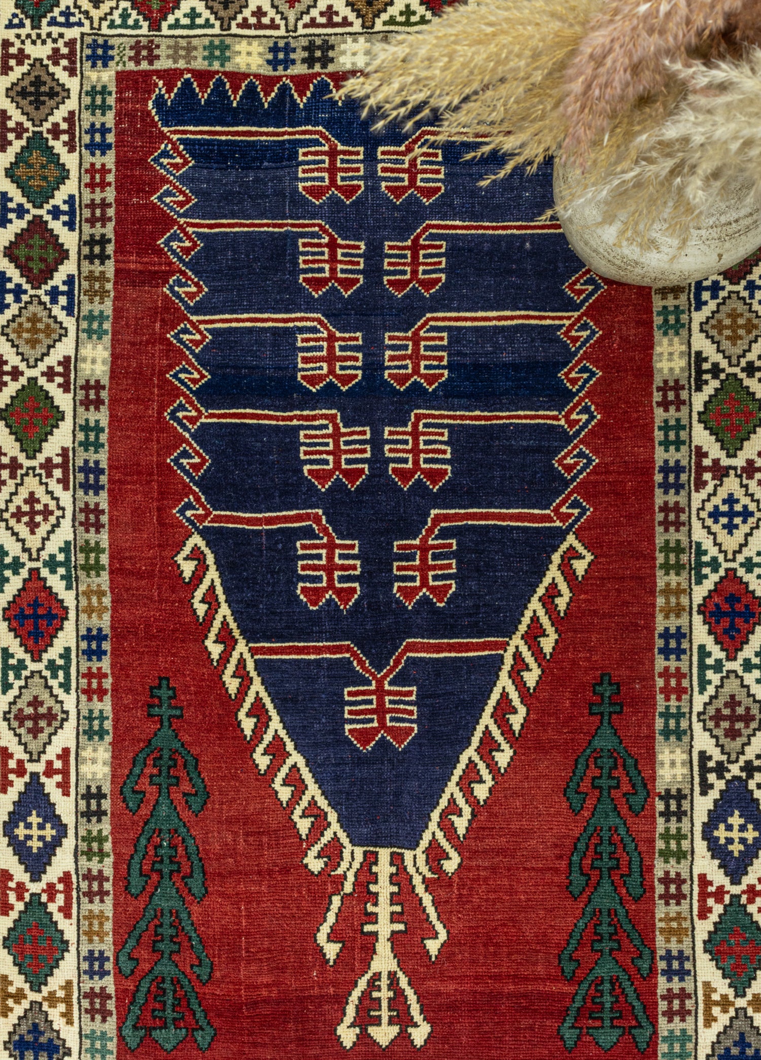 Karya Rustik Tasarımlı Yün Halı 131x179 cm