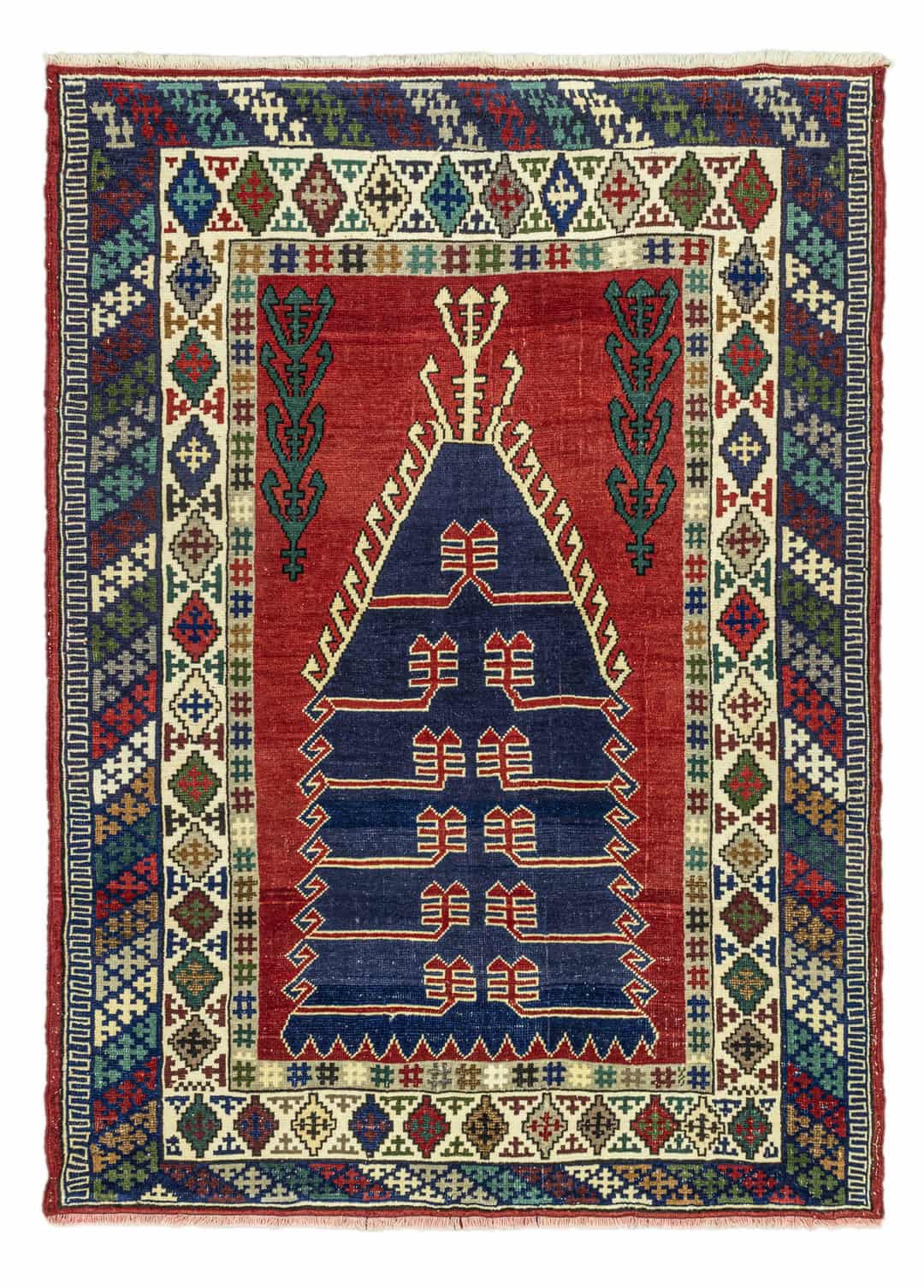 Karya Rustik Tasarımlı Yün Halı 131x179 cm