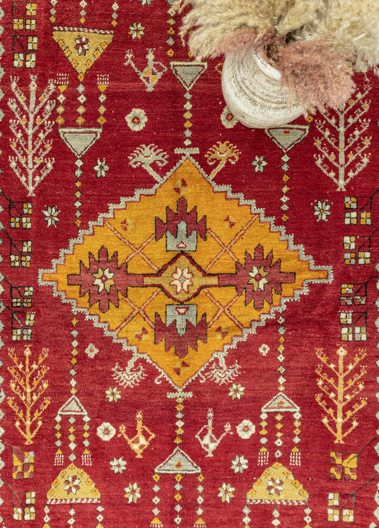 Salin Geometrik Tasarımlı Dazkırı Halı 153x284 cm