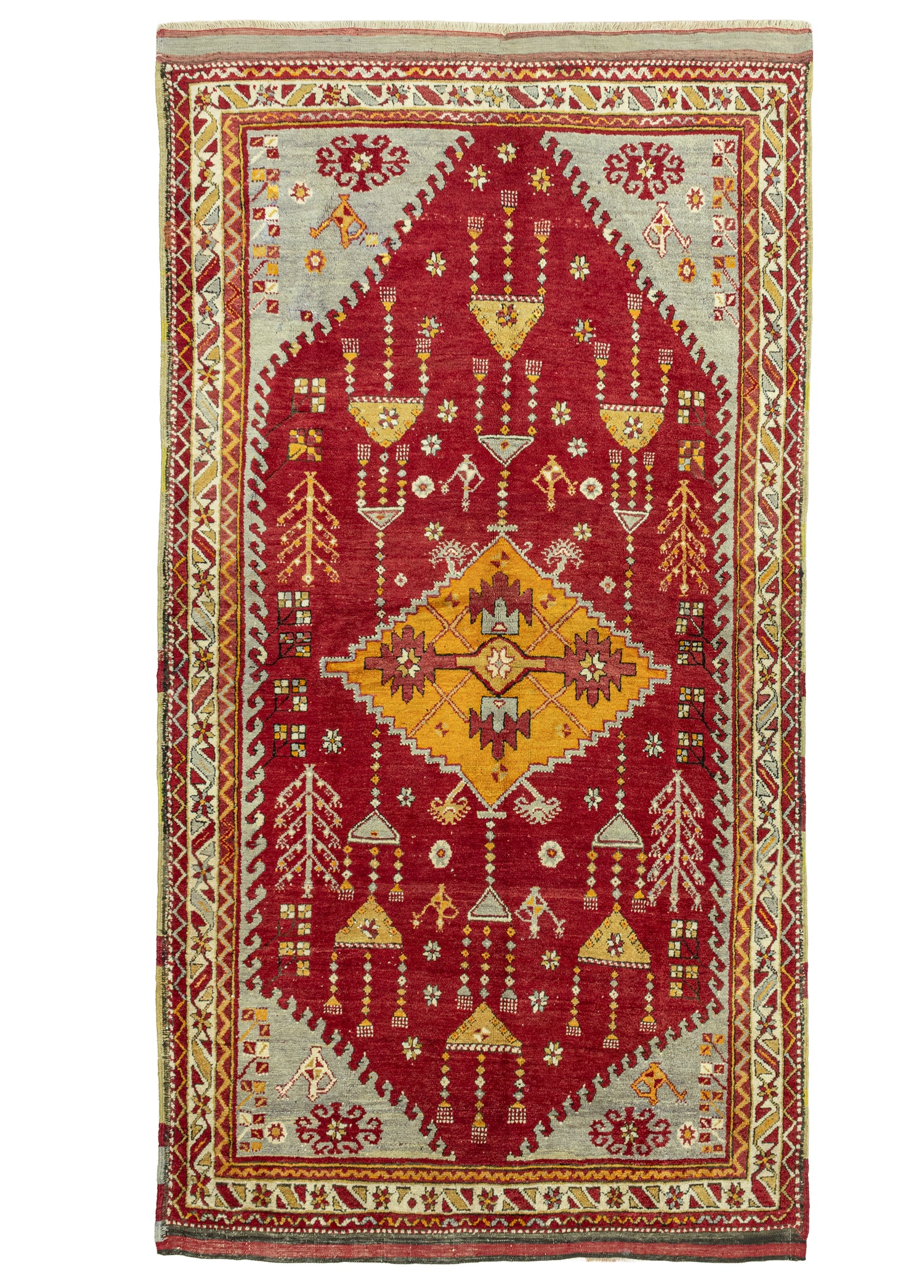 Salin Geometrik Tasarımlı Dazkırı Halı 153x284 cm