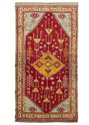 Salin Geometrik Tasarımlı Dazkırı Halı 153x284 cm