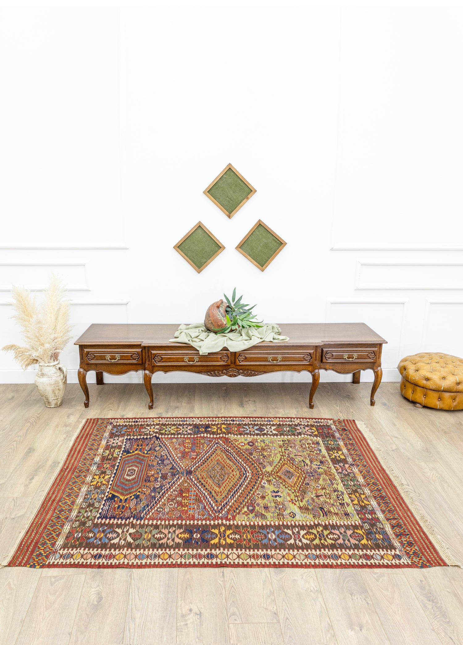 Rinat Etnik Tasarımlı Nuzumla Kilim 149x187 cm