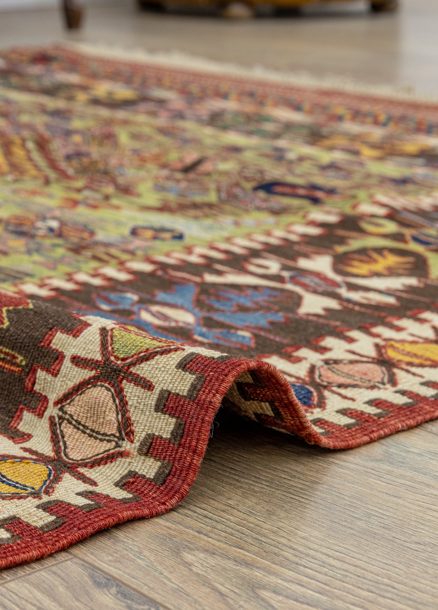 Rinat Etnik Tasarımlı Nuzumla Kilim 149x187 cm