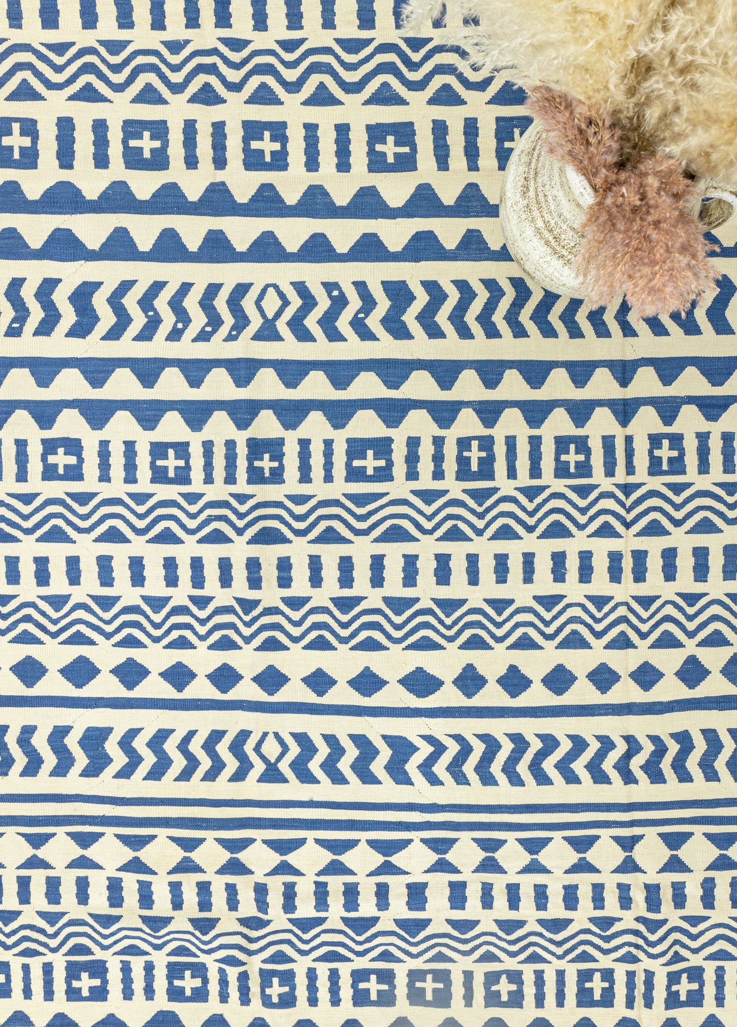 Zenge İlkel Tasarımlı Yün Kilim 231x311 cm