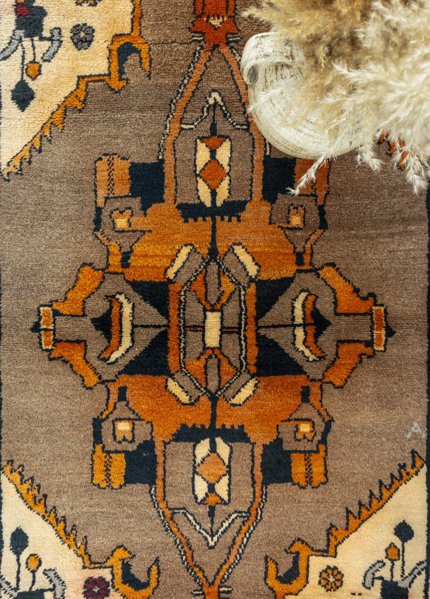 Delvan Rustik El Dokuma Yün Halı 115x224 cm