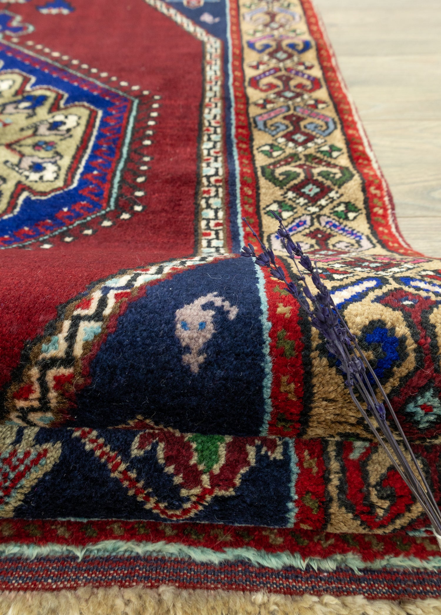 Yahyalı El Dokuma Yün Halı 103x223 cm