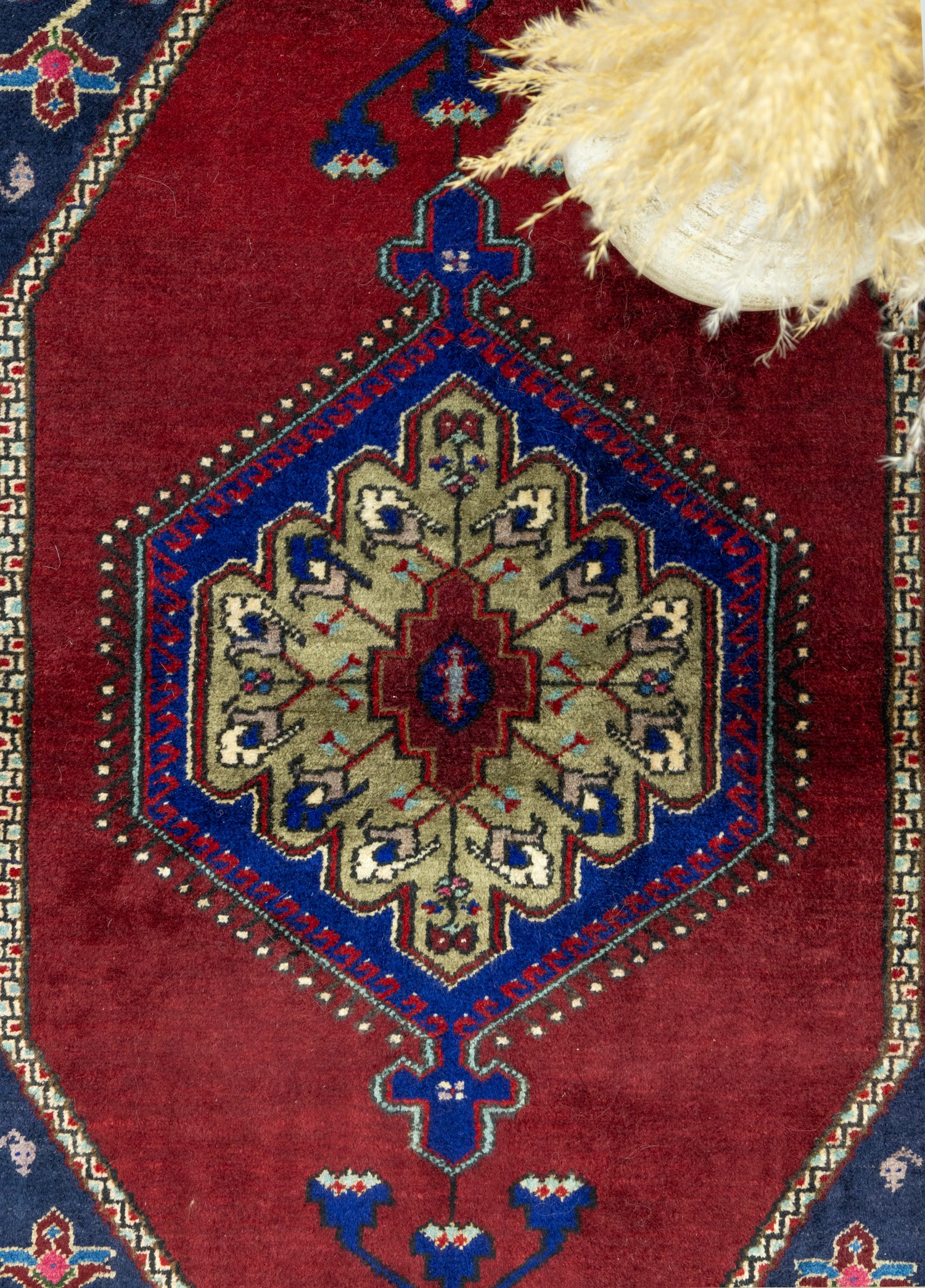 Yahyalı El Dokuma Yün Halı 103x223 cm