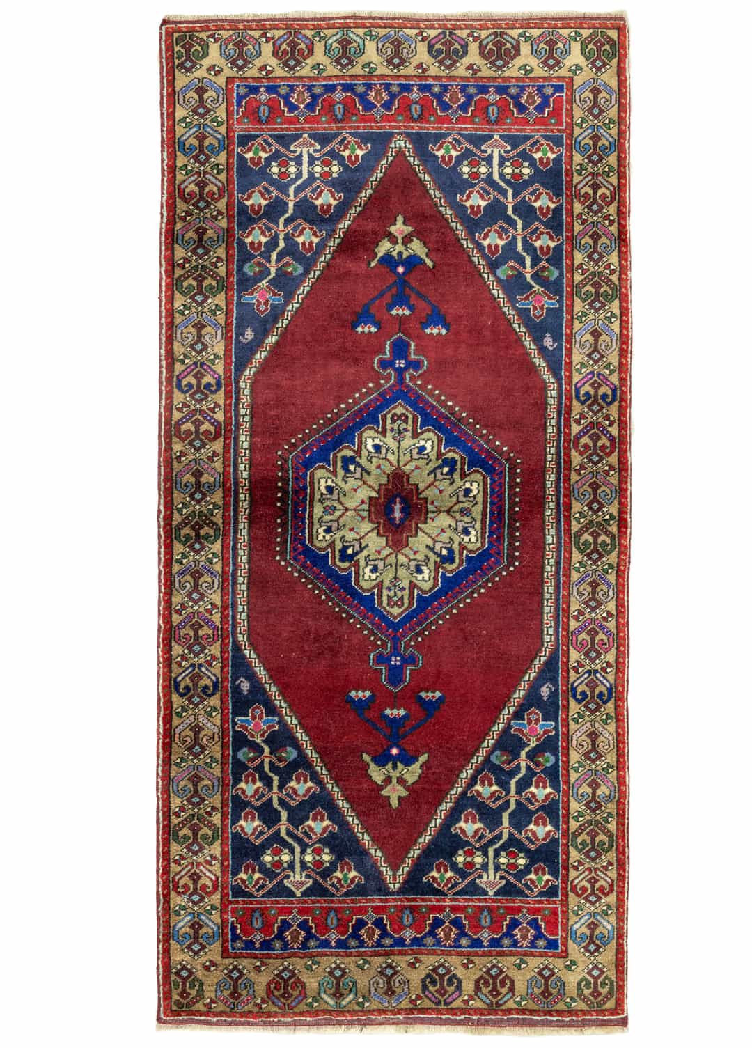 Yahyalı El Dokuma Yün Halı 103x223 cm