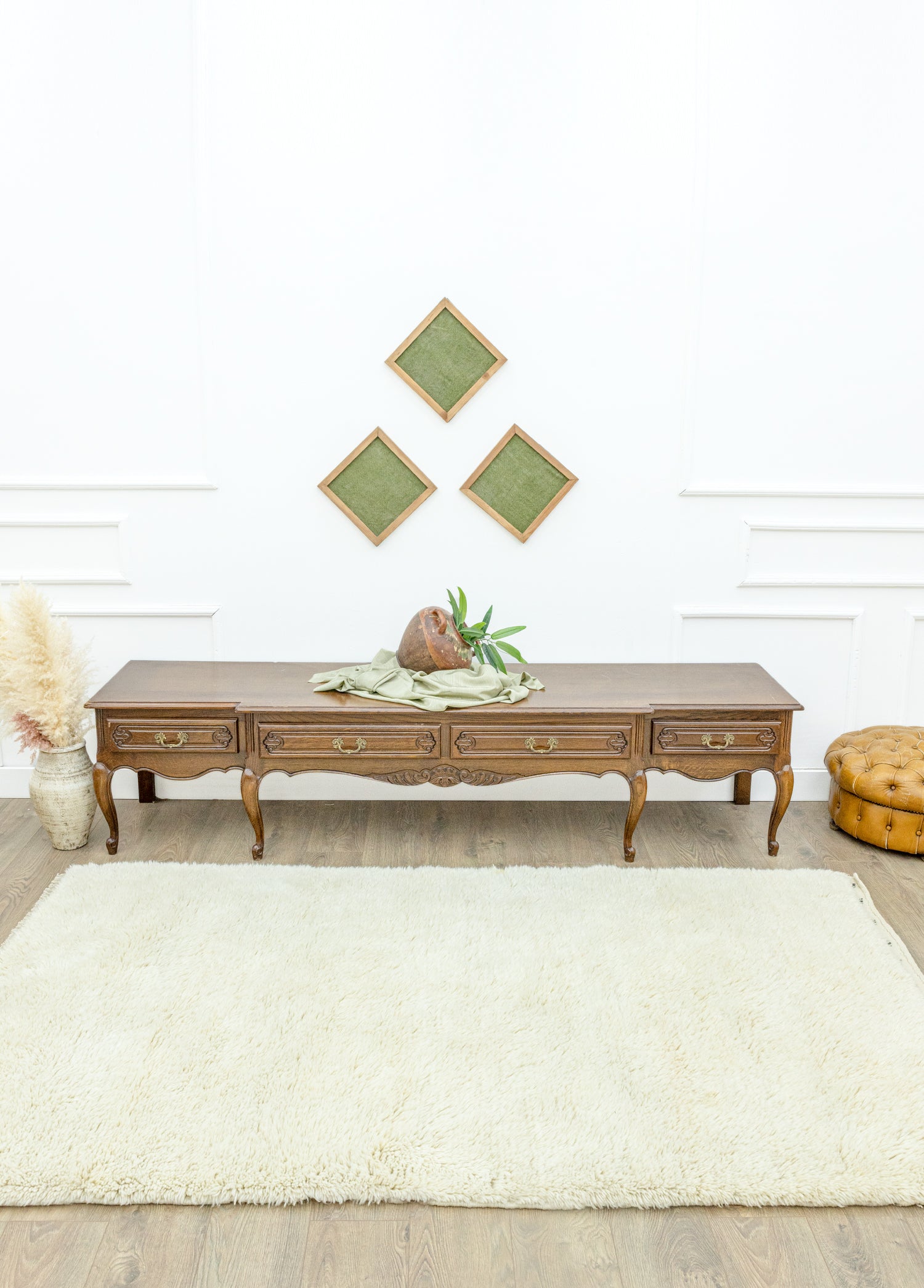 Kınay Natural El Dokuma Tülü Halı 146x244 cm