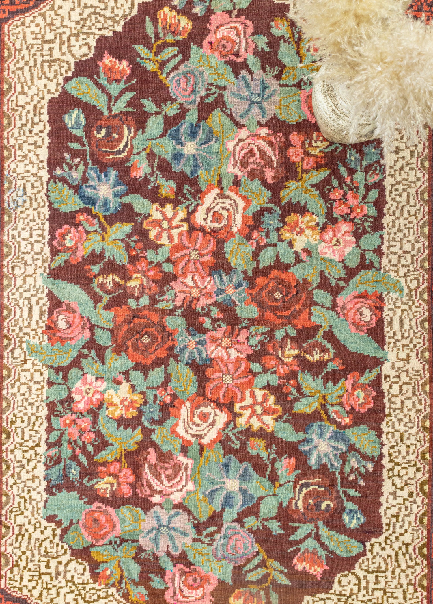 Eyvind Renkli El Dokuma Karabağ Kilim 194x296 cm