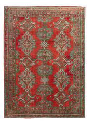 Sazoba El Dokuma Kırmızı Yün Halı 248x330 cm