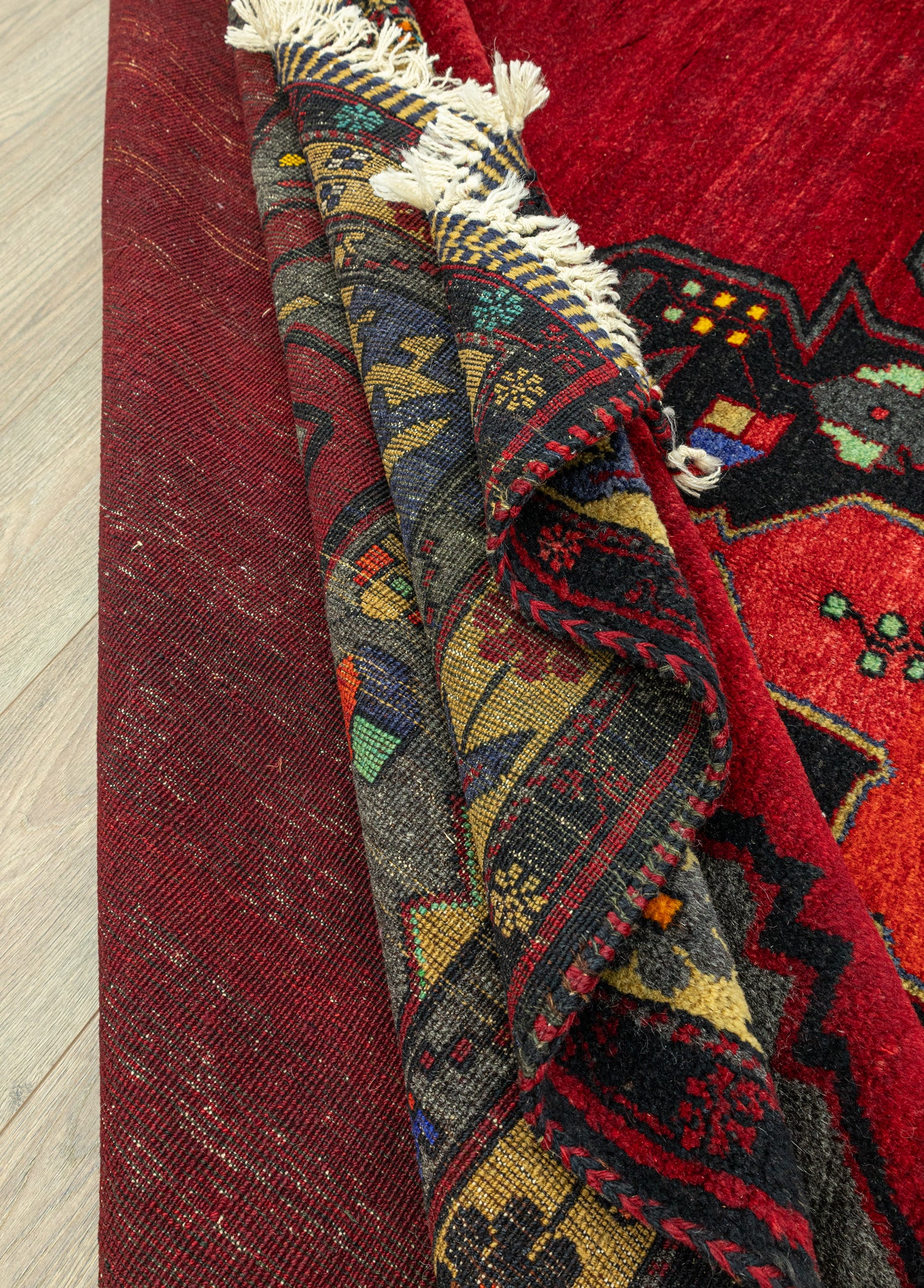 Sayat El Dokuma Kırmızı Sivas Halısı 239x342 cm