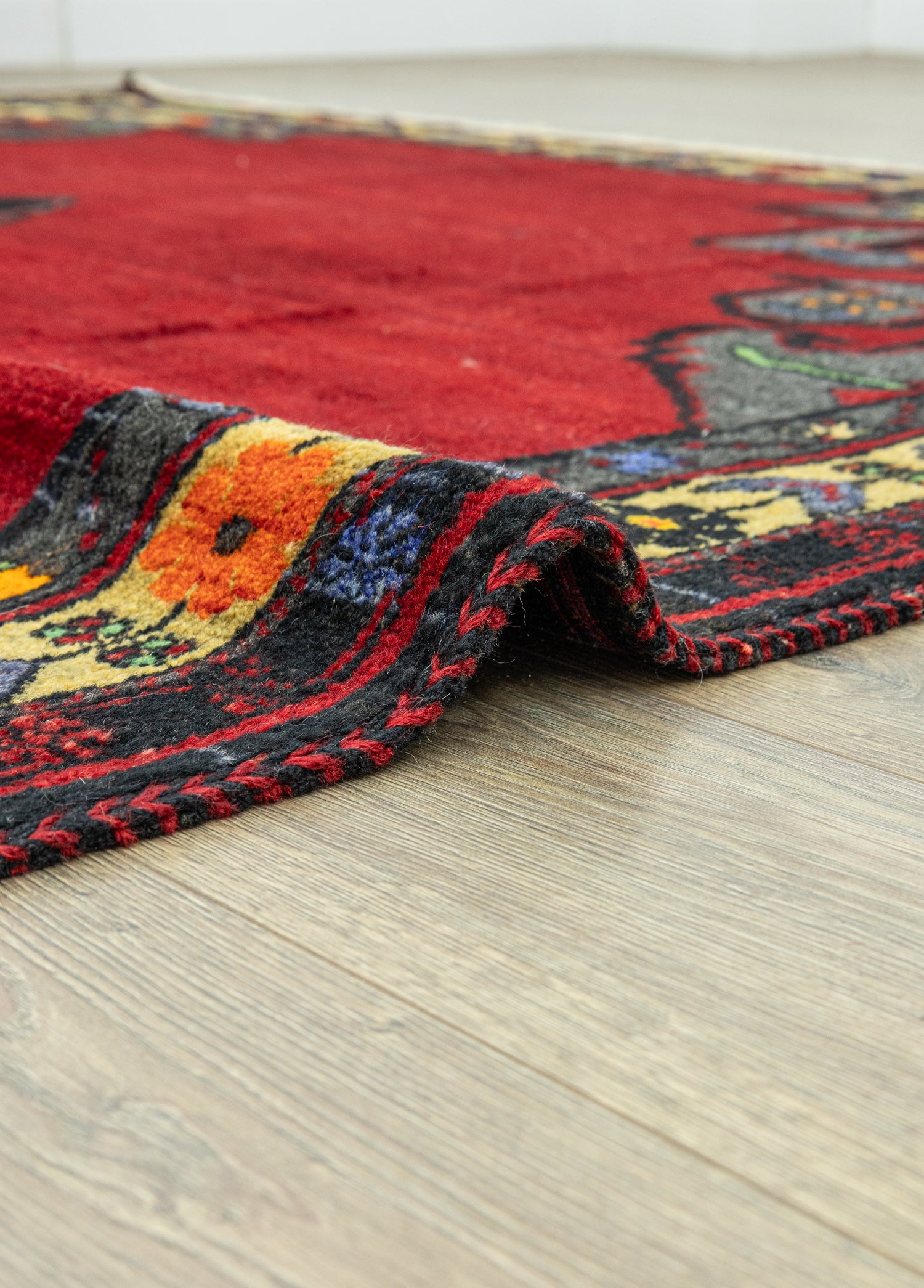 Sayat El Dokuma Kırmızı Sivas Halısı 239x342 cm