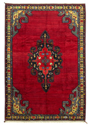 Sayat El Dokuma Kırmızı Sivas Halısı 239x342 cm