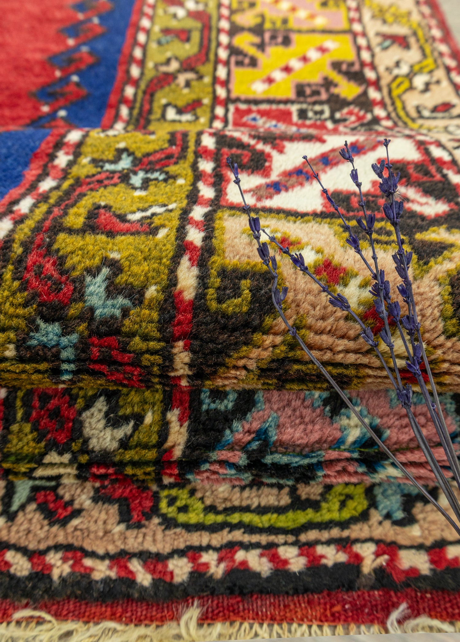 Timer Dekoratif El Dokuma Yün Halı 184x305 cm