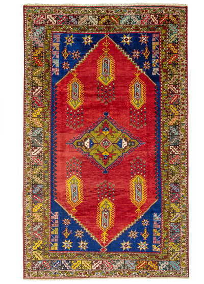 Timer Dekoratif El Dokuma Yün Halı 184x305 cm