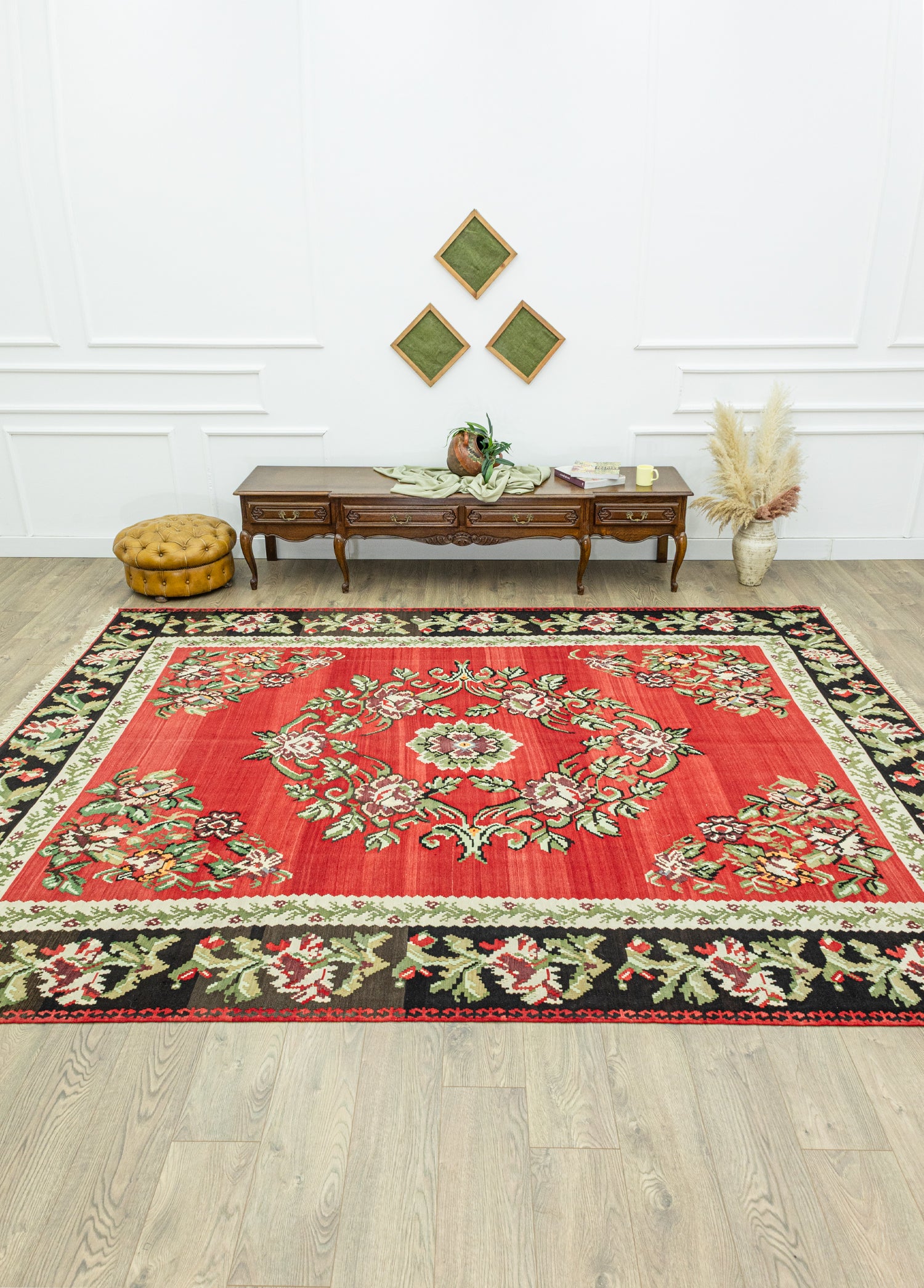 Zafir Dekoratif El Dokuma Karabağ Kilim 270x348 cm